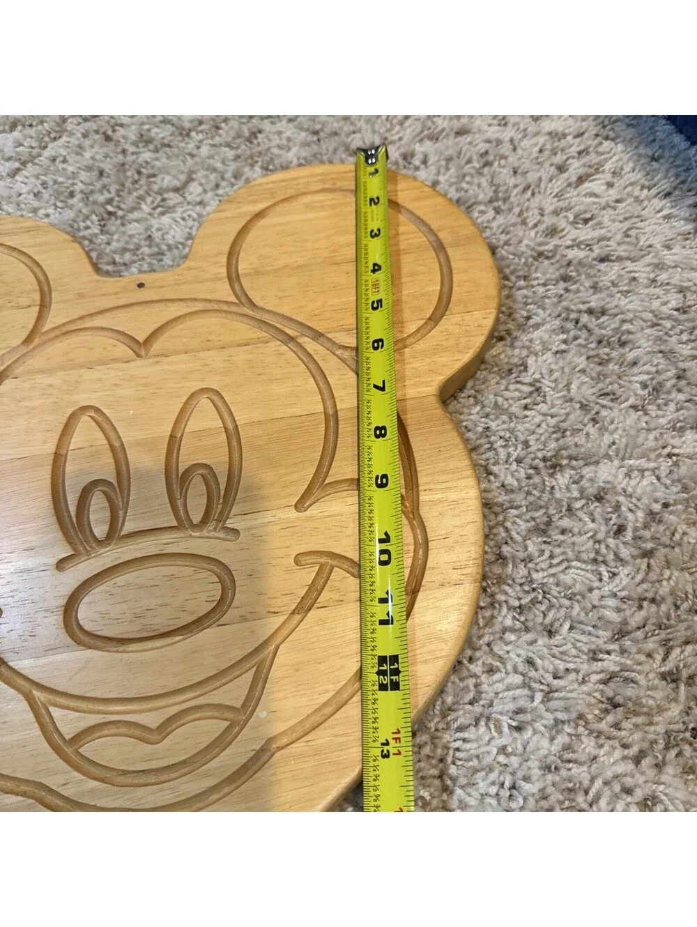 Vintage Disney Mickey and Minnie Mouse Wooden Cutting Boards 90s